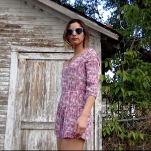 Purple, Pink & White Romper